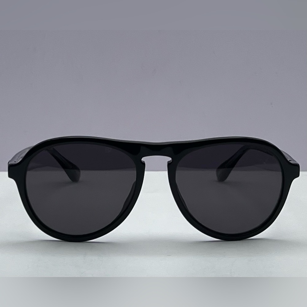Dunhill AVIATOR Sunglasses / *3 SDH055 BLKP 145-Shiny Black-Polarized-BRAND NEW